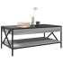 Mesa de centro con Infinity LED gris Sonoma 90x50x38
