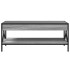 Mesa de centro con Infinity LED gris Sonoma 90x50x38
