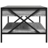 Mesa de centro con Infinity LED gris Sonoma 90x50x38