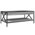 Mesa de centro con Infinity LED gris Sonoma 90x50x38