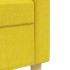 Juego de sofás 2 piezas tela amarillo