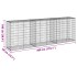 Cesta de gaviones con cubierta hierro galvanizado 300x50x100