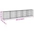 Cesta de gaviones con cubierta hierro galvanizado 500x50x100