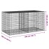 Cesta de gaviones con cubierta hierro galvanizado