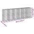 Cesta de gaviones con cubierta hierro galvanizado
