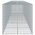 Cesta de gaviones con cubierta hierro galvanizado