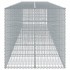Cesta de gaviones con cubierta hierro galvanizado