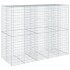 Cesta de gaviones con cubierta hierro galvanizado