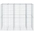 Cesta de gaviones con cubierta hierro galvanizado
