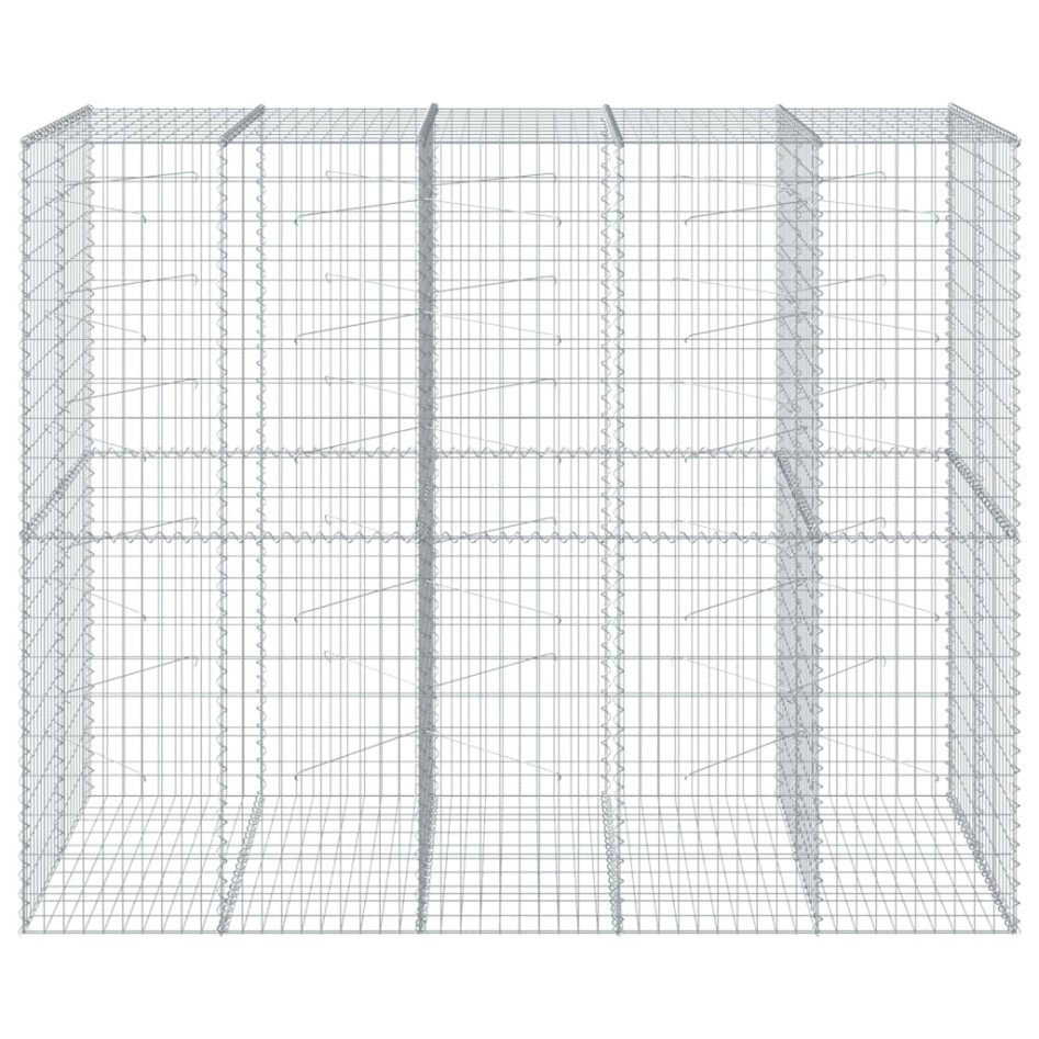 Cesta de gaviones con cubierta hierro galvanizado