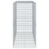 Cesta de gaviones con cubierta hierro galvanizado