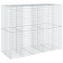 Cesta de gaviones con cubierta hierro galvanizado