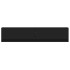 Mueble de TV de pared con LED negro 180x31x38