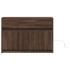 Mueble de TV LED madera ingeniería marrón roble 91x34x61