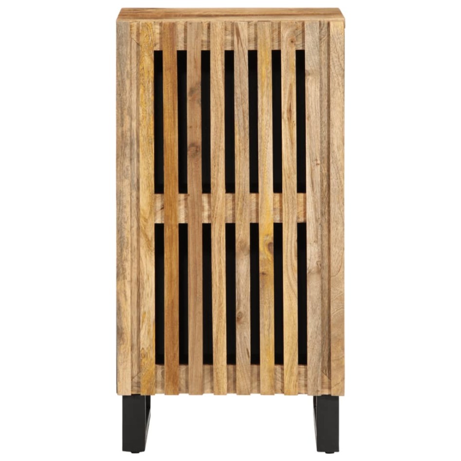 Aparador de madera maciza de mango rugosa 40x34x75