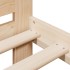 Estructura de cama sin colchón madera maciza de pino 135x190