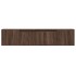 Mueble de TV de pared con luz LED marrón roble 180x31x39,5
