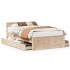 Cama con cabecero sin colchón madera maciza de pino 120x190