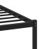 Estructura cama con cabecero sin colchón marrón roble