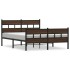 Estructura de cama con cabecero y pie sin colchón 140x190