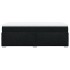 Cama box spring con colchón tela negro 90x190