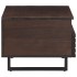 Mesa de centro madera maciza mango marrón 80x55x40