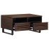 Mesa de centro madera maciza mango marrón 80x55x40