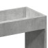 Aparador alto madera de ingeniería gris hormigón 92x33x180