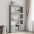 Aparador alto madera de ingeniería gris Sonoma 92x33x180