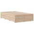 Cama sin colchón con cajones madera maciza de pino 120x200
