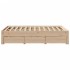 Cama sin colchón con cajones madera maciza de pino 120x200