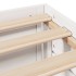 Cama sin colchón con cajones madera de pino blanco 90x190