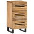 Aparador de madera maciza de mango rugosa 40x34x75
