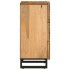 Aparador de madera maciza de mango rugosa 40x34x75