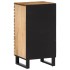 Aparador de madera maciza de mango rugosa 40x34x75