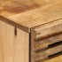 Aparador de madera maciza de mango rugosa 40x34x75