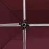 Carpa plegable profesional y paredes aluminio rojo tinto