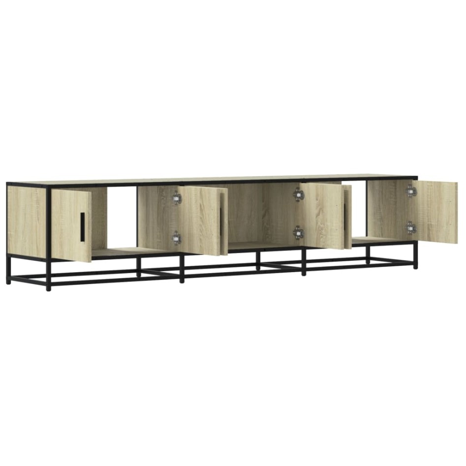 Mueble para TV madera de ingeniería roble Sonoma 180x35x41