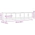 Mueble para TV madera de ingeniería roble Sonoma 180x35x41