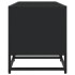 Mueble para TV madera de ingeniería negro 210x35x41
