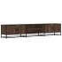 Mueble para TV madera de ingeniería marrón roble 210x35x41