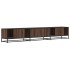 Mueble para TV madera de ingeniería marrón roble 240x35x41