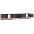 Mueble para TV madera de ingeniería marrón roble 240x35x41
