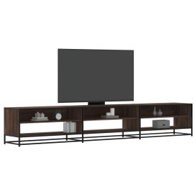 Mueble para TV madera de ingeniería marrón roble 270x40x46