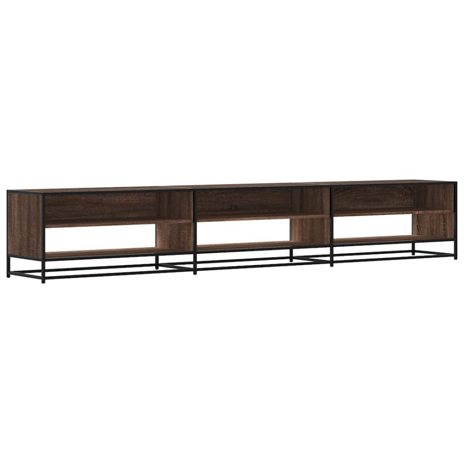 Mueble para TV madera de ingeniería marrón roble 270x40x46