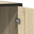 Aparador madera de ingeniería roble Sonoma 134x35x76