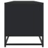 Mueble de TV madera de ingeniería negro 180,5x40x46