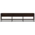 Mueble de TV madera de ingeniería marrón roble 180x40x46