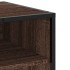 Mueble de TV madera de ingeniería marrón roble 180x40x46