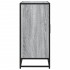 Aparador de madera de ingeniería gris Sonoma 92x35x76